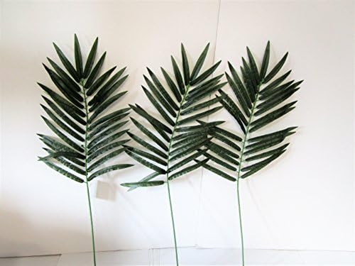 Pack of 3 Artificial large Palm Leaf 70cm - Realistic Fake Leaves
