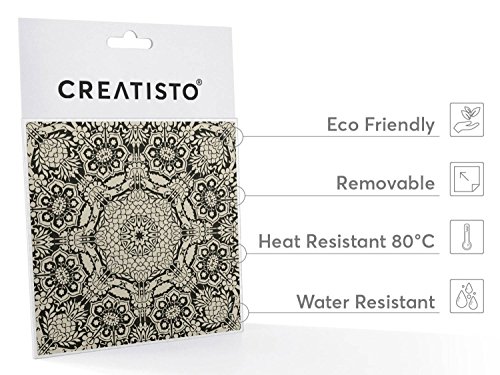 Fliesen-Mosaik | Klebe-Folie Sticker Aufkleber Badfolie Küchen-Fliesen Wand Deko | 15×15 cm Muster Marrokanisch – 20 Stück - 6