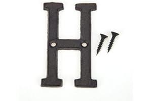 Demiawaking IT Metallo numeri Lettere alfabeto all'aperto civili fai da te lettere Targhe per porta a Parete