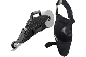 DELKO TOOLS Delko Zunder Drywall Banjo Taping Tool with Belt Holster - Waterproof Banjo Holder