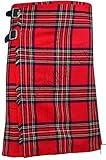  SHYNE KILTS U.K - Falda - falda escocesa - Hombre multicolor Red/black 97 cm