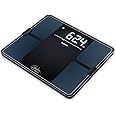 Beurer BF 915 Diagnostic Scale, Precise Body Analysis for up to 8 People, Measurement of Body Fat, with Illuminated XXL Display, Load Capacity up to 200 kg, Includes App Connection