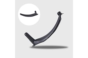 SHSBSCAR Maniglia della porta interna nera Destra per BMW X5 X6, maniglia di supporto del bracciolo della portiera dell'auto per BMW E70 E71 E72 (2008-2014)