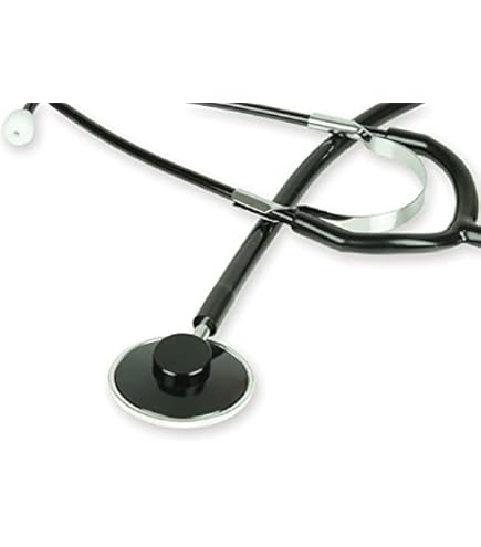 Stéthoscope Tête Double TRAD,Adultes,Couleur Y Noir,Pavillon