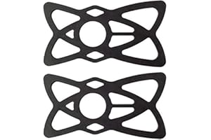 NGwenyicanI 2PCS Replacement Security Rubber/Silicone Bands for Bicycle Bike, Motorcycle, Handlebar, Roll Bar Mount, Phone Mount, Black