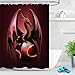 Produktbild Chenghao's shop Duschvorhänge Lb 3D Red Dragon Auf Einer Kristallkugel Lustige Anime Kinder Bad Vorhang Cartoon Wasserdichtes Gewebe Für Badewanne Decor 200 (W) X 200 (H) cm