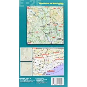 Sant Llorenç del Munt i l'Obac, mapa excursionista. Escala 1:25.000. Catalá. Alpina Editorial.