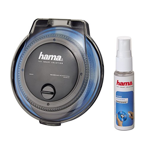 Preisvergleich Produktbild Hama CD-Reinigungs-Set, Schwarz / Transparent