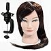 Neverland Beauty 24" 40% Real Hair Hairdressing Equipment Training Head With Free Clamp For College and Professional Use