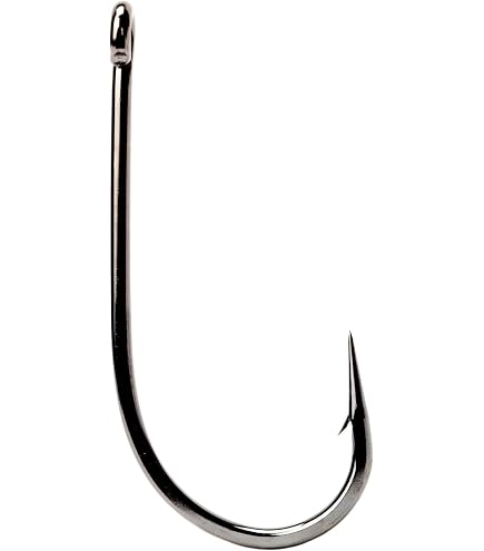 Mustad 3407DT O'Shaughnessy Forged Fishing Hooks - Duratin Finish, Size 2/0 (8-Pack) - View #3