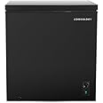 Cookology CCFZ198BK Freestanding Chest Freezer - 198 Litre Capacity - Suitable for Outbuildings and Garages - Freezer and Refrigeration Modes - Easy Temperature Control - 4 Star Rating - Black