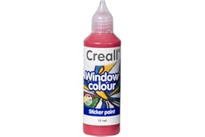 Creall Window-Color-Premiumfarbe Fensterfarben frei wählbar auch Konturenfarbe (rot)