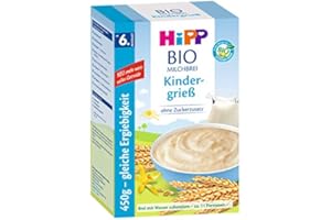 ‎HIPP Hipp Bio-Milchbrei Kindergrieß, 5er Pack (5 x 450g)