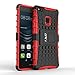 Price comparison product image Huawei P9 Lite Case, J&D [Kickstand] [Heavy Duty] Hybrid Shock Proof Fully Protective Case for Huawei P9 Lite (Red)