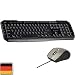 Produktbild Eurosell Gaming Tastatur Qwertz Deutsch + 5 Tasten Maus USB Gamer PC Computer Design wired verkabelt