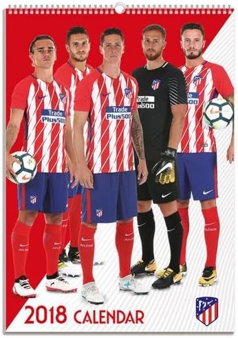 Athletico Madrid F.C. Calendar 2018 Official Merchandise