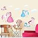 Possbay Princess Horse Unicorn Wall Sticker Removable Decor Home Kid Room Bedroom Decal Art Paper
