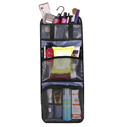 Kulturbeutel – Kulturtasche – Kosmetiktasche – Reise-Waschtasche – Wasserdicht – Faltbar – zum Aufhängen – lebenslange Garantie – Safe Hands Travel - 4