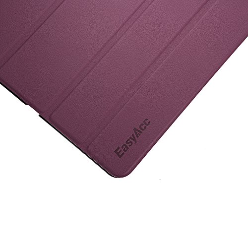 iPad Air 2 Hülle, EasyAcc Ultra Slim Cover Schutzhülle Bumper Lederhülle mit Standfunktion / Auto Sleep Wake Up Funktion für iPad Air 2 2014 Modell Number A1566/ A1567 – Lila, Ultra Slim - 9