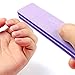 Neverland 1pcs Purple Buffer Buffing Block Sanding Files Nail Art Tips Manicure Tool