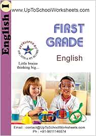 Grade 1 English Grammar Worksheets : UpToSchoolWorksheets: Amazon.in: Books