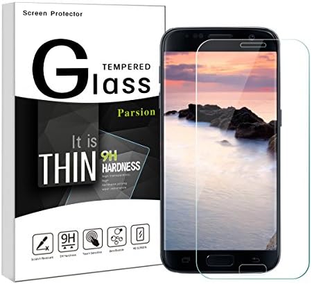 Galaxy S7 Screen Protector, Qianulk Tempered Glass Screen Protector for Samsung Galaxy S7, Galaxy s7 Anti-Scratch Protection Film, s7 Screen Cover (Clear)