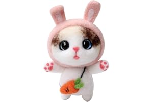 YXQSED Kit per Infeltrimento Ad Ago DIY per Principianti con Strumenti di - Kit da Infeltrire Ad Ago per Cani per Principianti -Coniglio Gatto