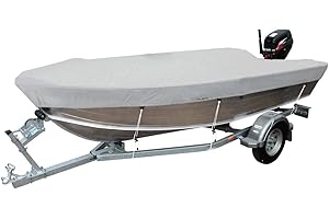 Oceansouth Open Boat Cover (Grey, Length 3.5m - 3.7m)