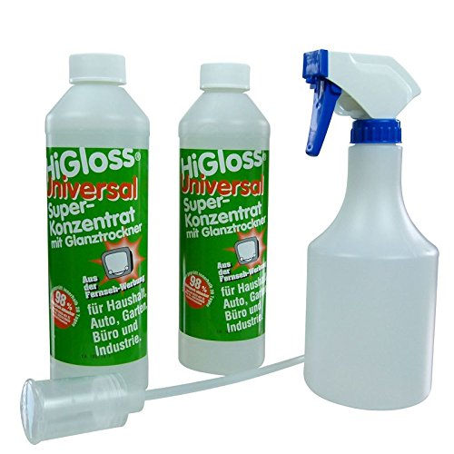 Preisvergleich Produktbild HiGloss Superkonzentrat 2 x 500ml, incl. Leerflasche + Schwamm