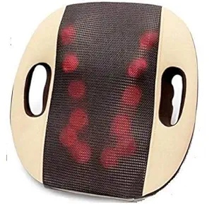 NIVGROW Blueidea Back Massage Cushion Car Seat Massager Portable Massage For Back Pain Back Massager For Chair And Sofa 3D Back Massager 12 Ball Massager Car and Home Use Massager Deep Massage Cushion