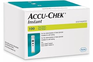 Accu-Chek® Instant Test Strips | Pack of 50 * 2 Strips | For use with Accu-Chek Instant & Instant S Glucometer