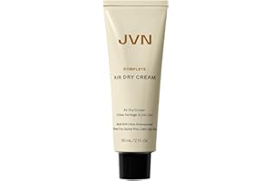 JVN Air Dry Cream 60ml - No Heat Soft Hair Styling Cream for All Hair Types, Smoothes and Defines Hair, Sulfate Free