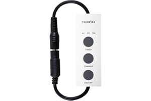 TWINSTAR | Controller with Timer and dimmer for Aquarium Light | 5-24VDC and up to 150W | Made in South Korea