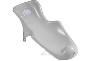 Hylat Baby Inserto Per Bagnetto - Prezioso Aiuto per il Bagno per Neonati e Bambini dalla Nascita Fino a Ca. 6 Mesi (Grigio)(Yeti)