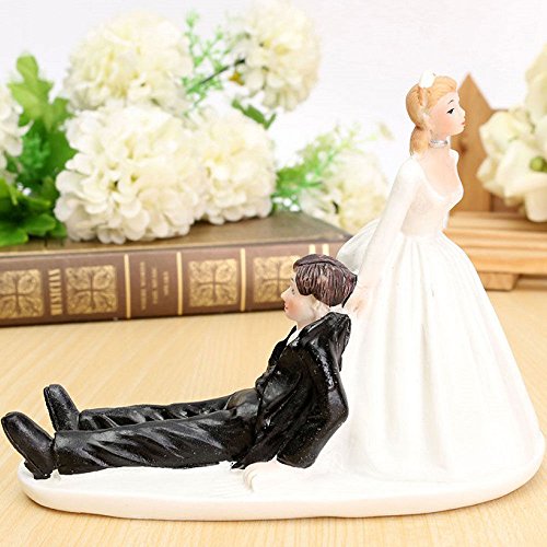 Preisvergleich Produktbild Cake Topper Figur Brautpaar Tortendeko Brautpaar Hochzeit Wedding