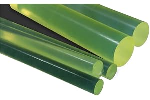 1/2 stycken längd 300 mm 500 solid shore 80A PU polyuretan rund stång, diameter 2 mm – 60, elastisk nötkreatursena, hög hållfasthet gummistav