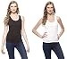 Krystle Women|Girls Cotton Spaghetti|Camisole Top Pack Of 2 (BLACK And WHITE ) RS.340.00