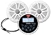 MCKGB350W. 6 : BOSS AUDIO MCKGB350W. 6 Marine Package Includes MGR350B In-Dash Gauge AM/FM Digital Media Receiver with Bluetooth, One Pair of 6. 5 inch MR6W Marine Speakers, MRANT10 Marine Antenna RS.30326.00