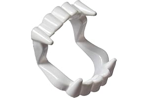 DLPRK Vampirzähne Set - 10 Stück Aufsteckbare Vampirgebisse Für Kinder Zu Halloween & Karneval