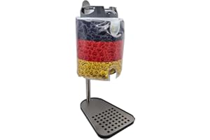 BIEREX 5 Liter Fasshalter mit Fasskühler Kühlmanschette Zapfstelle Bierfasshalter von Clauss für Partyfass Partydose Zapfanlage aus Edelstahl und schwarz lackiertem Metall (Set mit Deutschlandoptik)