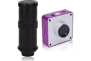 HYUDUO1 Fotocamera da 51 megapixel per microscopi, microscopio elettronico digitale per oculare video HD 1080P, fotocamera industriale USB per microelettronica, stampi, gioielli