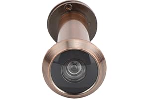 MUMISUTO 220 HD Spioncino con Ampio Angolo di Visione, Spioncino per Porta di Casa Lenti in Visore Porta Antifurto in Lega Zinco con Copertura per la Privacy Resistente, per Porta Spessa 55-90mm