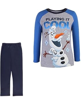 DISNEY Jungen Olaf Pyjama, blau