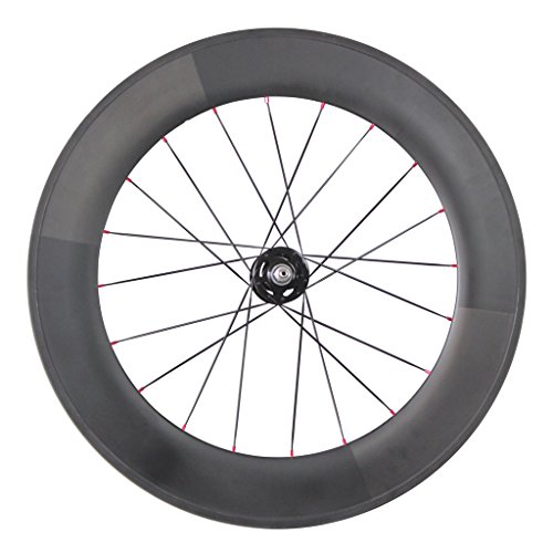 Ican 88mm Carbon Track Bike Front Wheel Fixed Gear Clincher