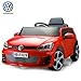 Produktbild Bakaji Auto elektrische für Kinder 12 V Volkswagen Golf 1posto SD mit Fernbedienung Farbe Rot, mit Lichterkette LED, Sockel AUX MP3, Türen zum Öffnen und Sicherheitsgurt