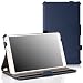 Produktbild MoKo Samsung Galaxy Tab S 8.4 Hülle Case - Slim-Fit PU Leder Tasche Schutzhülle Schale Folio Smart Cover mit Stift-Schleife und Standfunktion für Samsung Galaxy Tab S 8.4 Zoll Tablet-PC, Marineblau