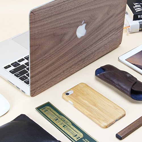 GMYLE Echte Walnuss Holz Haut Abdeckung Decal für The New Macbook 12 inch with Retina Display (Model: A1534) - 4