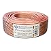 Price comparison product image MADE IN GERMANY 30m Speaker Cable 2x1,5mm² genuine copper round transparent, Model 7347