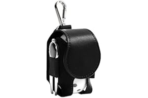 BONTANND Mini Poche en Cuir en Cuir De Golf Pouche De Rangement Portable Sac De Golf De Golf Mini Sac De Rangement De Taille De Golf À Balle De Golf