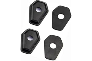 Bkemkri 4 Pcs Supports de Clignotants pour Moto, Clignotant Indicateur Adaptateur Entretoises, Moto Accessoires Compatibles avec Suzuki, Avant Clignotants Entretoise de Plaque pour Rénovation de Moto